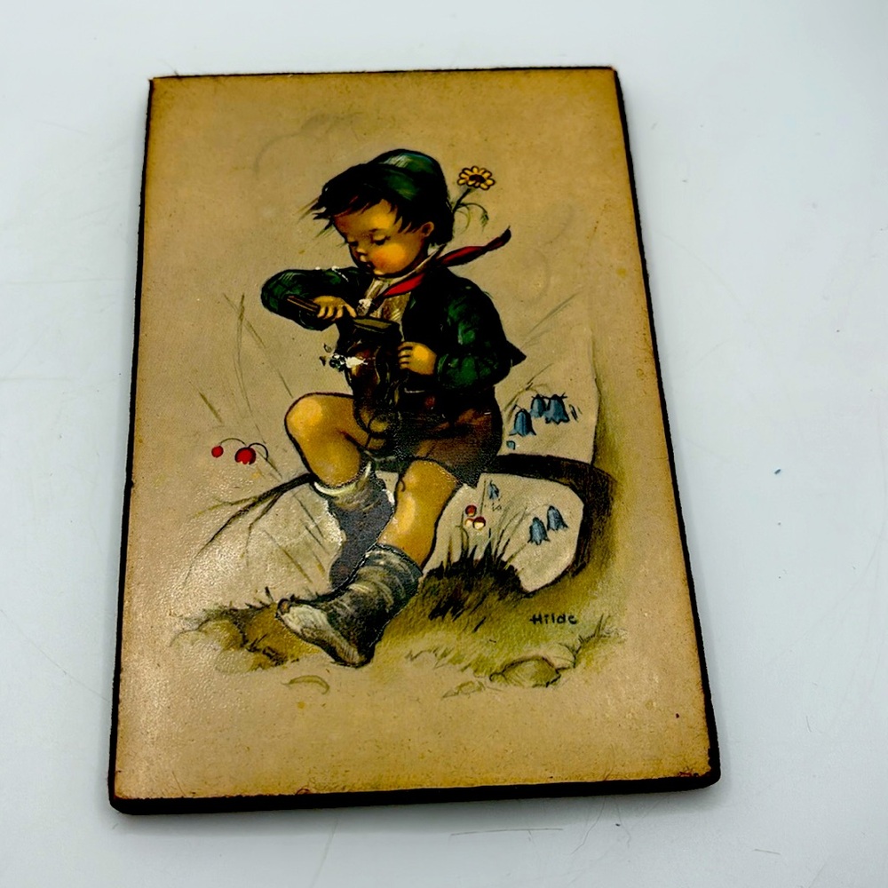 Little Irish boy print vintage 1970s